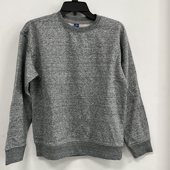 NWT - Old Navy Kids Unisex Crew-Neck Sweatshirt, Heather gray - Size XL (14-16) - Picture 3 of 9